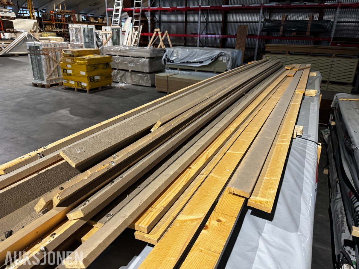 2 pakker kledning dobbeltfals 19x148 mm 1068 meter