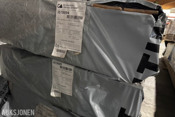 2 pakker dobbeltfals rett kledning 19x148 mm farge Ulti 9054 Naturlig eldet