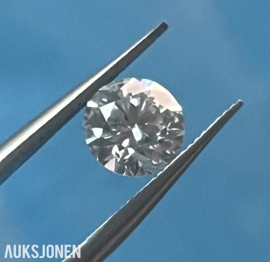 1.49 CT DIAMANT | D/VVS2 | IDEAL CUT | IGI-SERTIFISERT!