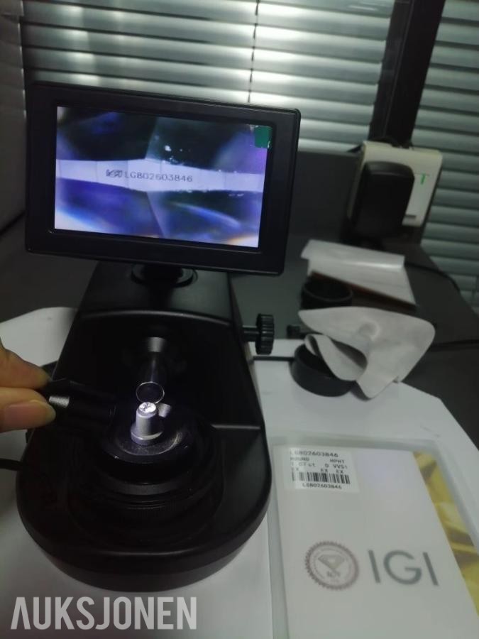 Matchet par: 2,14CT Lab-diamanter - D/VVS1 - Triple Excellent.