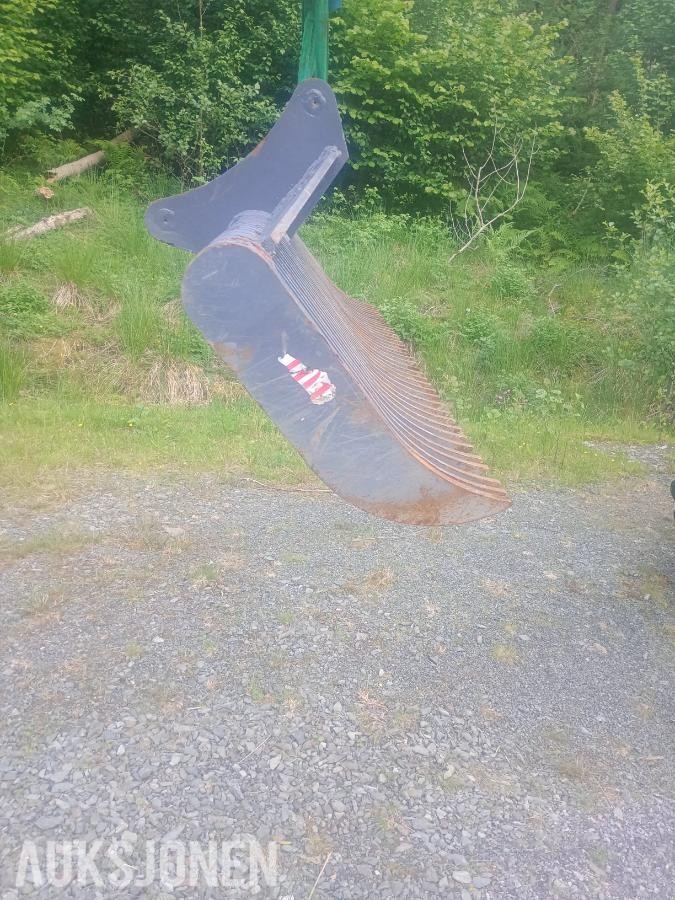 Rake med S50-feste, lite brukt