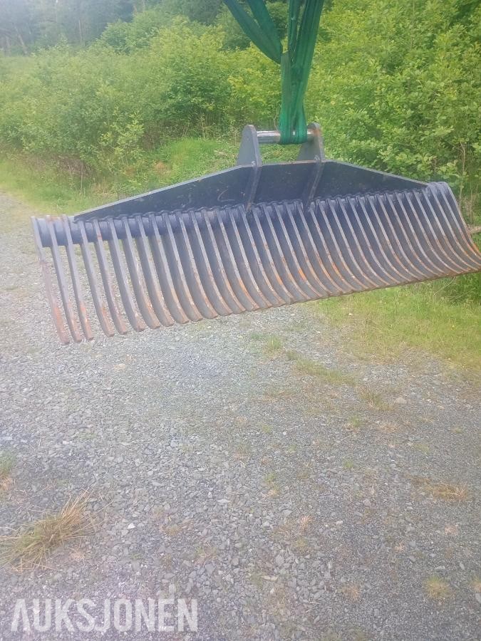 Rake med S50-feste, lite brukt