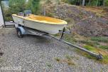 1990 Terhi 410R med Mariner 28 hk totakts utenbordsmotor og registrert båthenger
