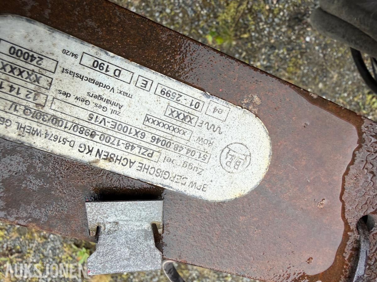 2012 Damm SL-28M 3 Akslet slephenger
