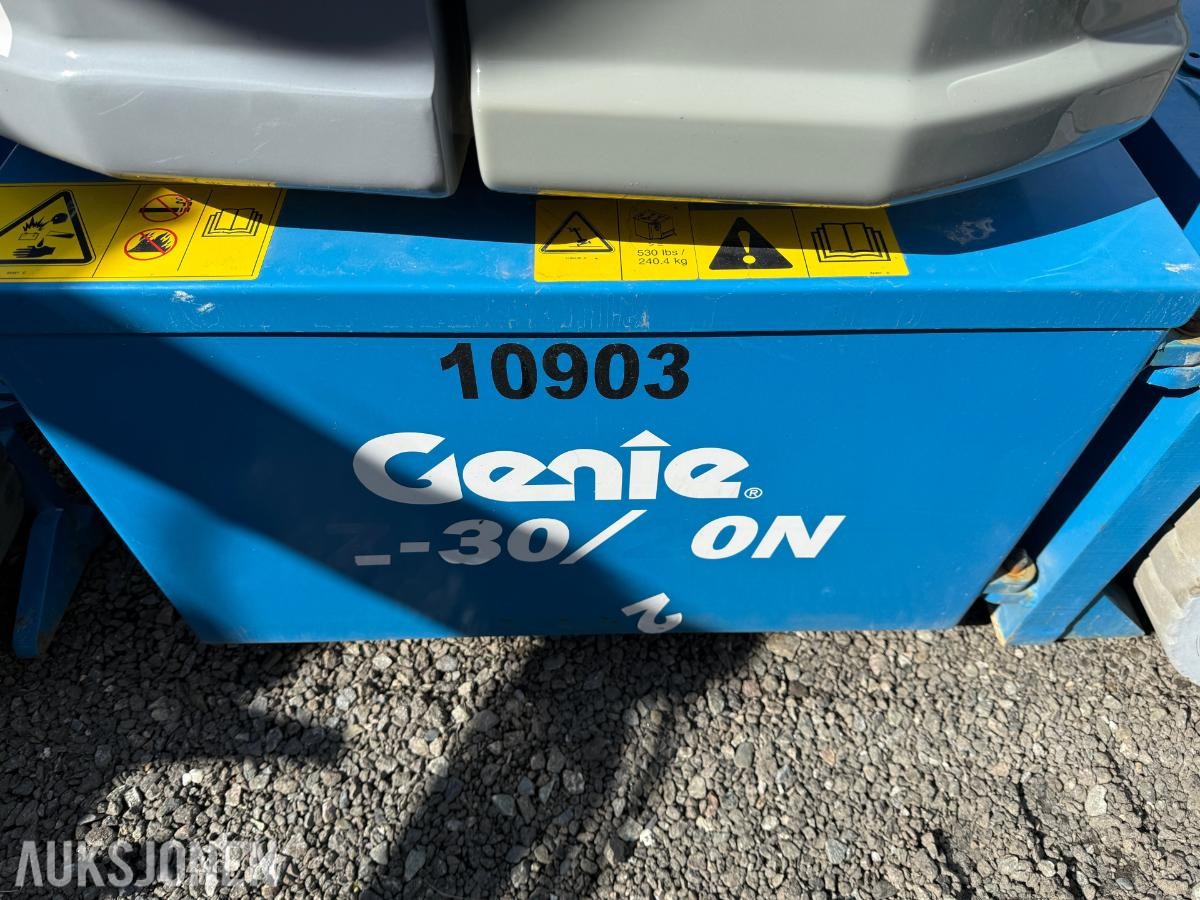 2021 Genie Z-30/N20 Elektrisk bomlift med knekkarm/leddet kun 72timer