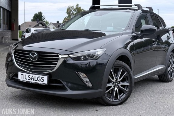 2017 Mazda CX-3 1.5 Diesel 4WD, 128 300 km, Automat, Crusekontroll, Hengerfeste, Skinninteriør, S+V dekk, Bose Premium lyd!