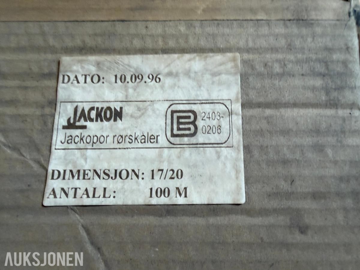 Jackon rørskåler for rørisolasjon 12–22 mm