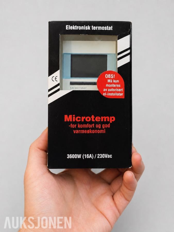 Komplett parti - Micro matic varmestyring, dimmere og koblingsur