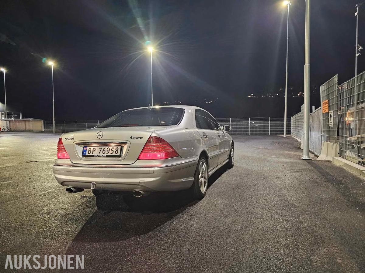 2003 Mercedes-Benz S 500 5.0 V8 306HK 4MATIC Cruisekontroll, Kupevarmer