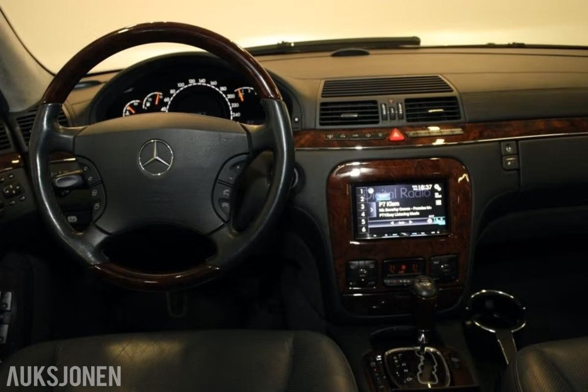 2003 Mercedes-Benz S 500 5.0 V8 306HK 4MATIC Cruisekontroll, Kupevarmer