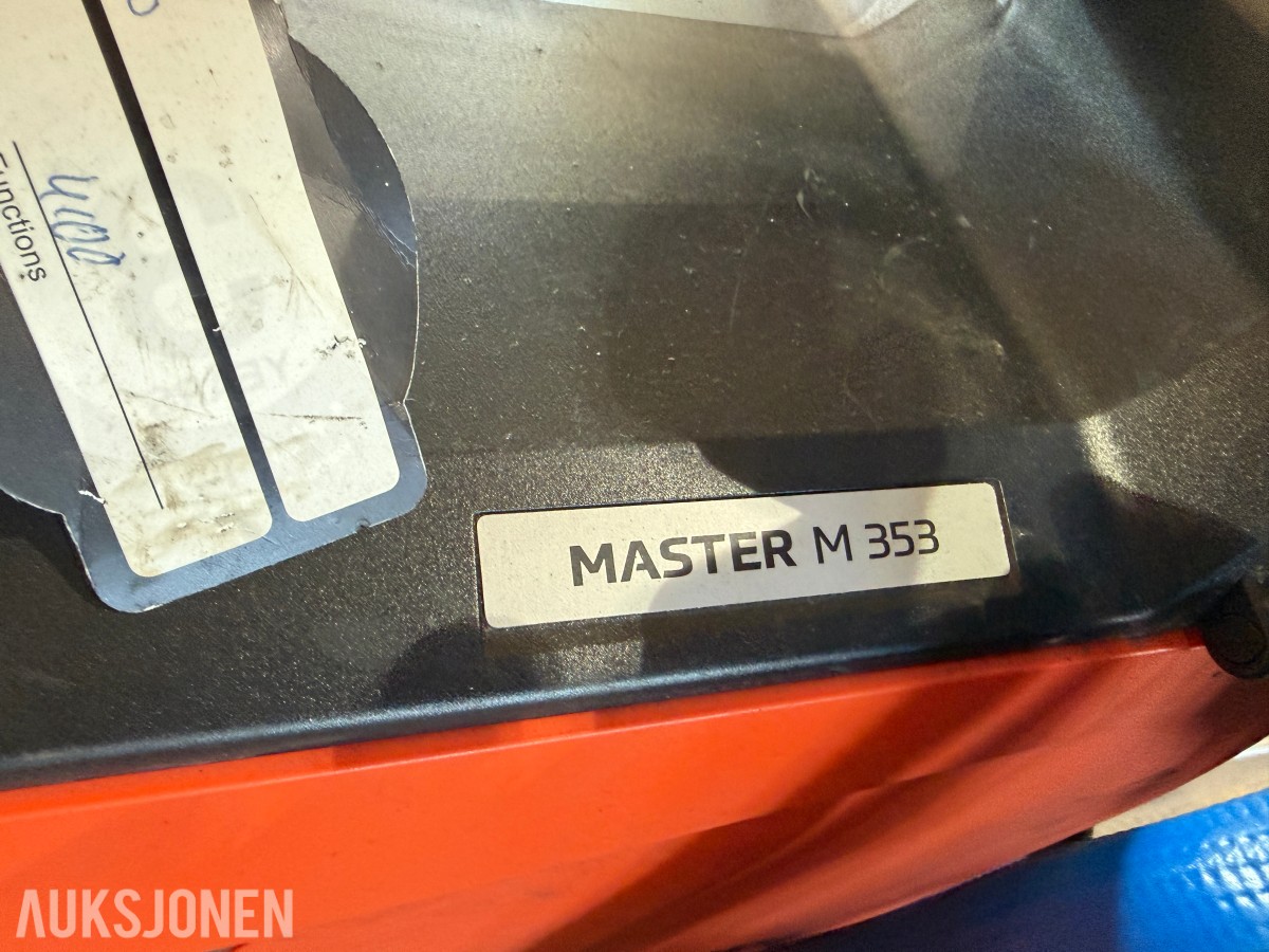 Kemppi Master M 353 MIG/MAG-sveisemaskin med vogn og sveiseutstyr