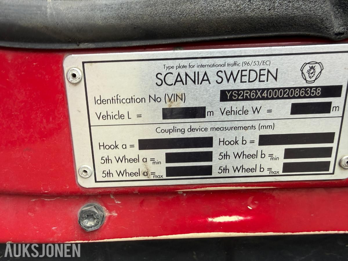 2013 Scania R-serie m/20Tonns Joab Krok og Tandem