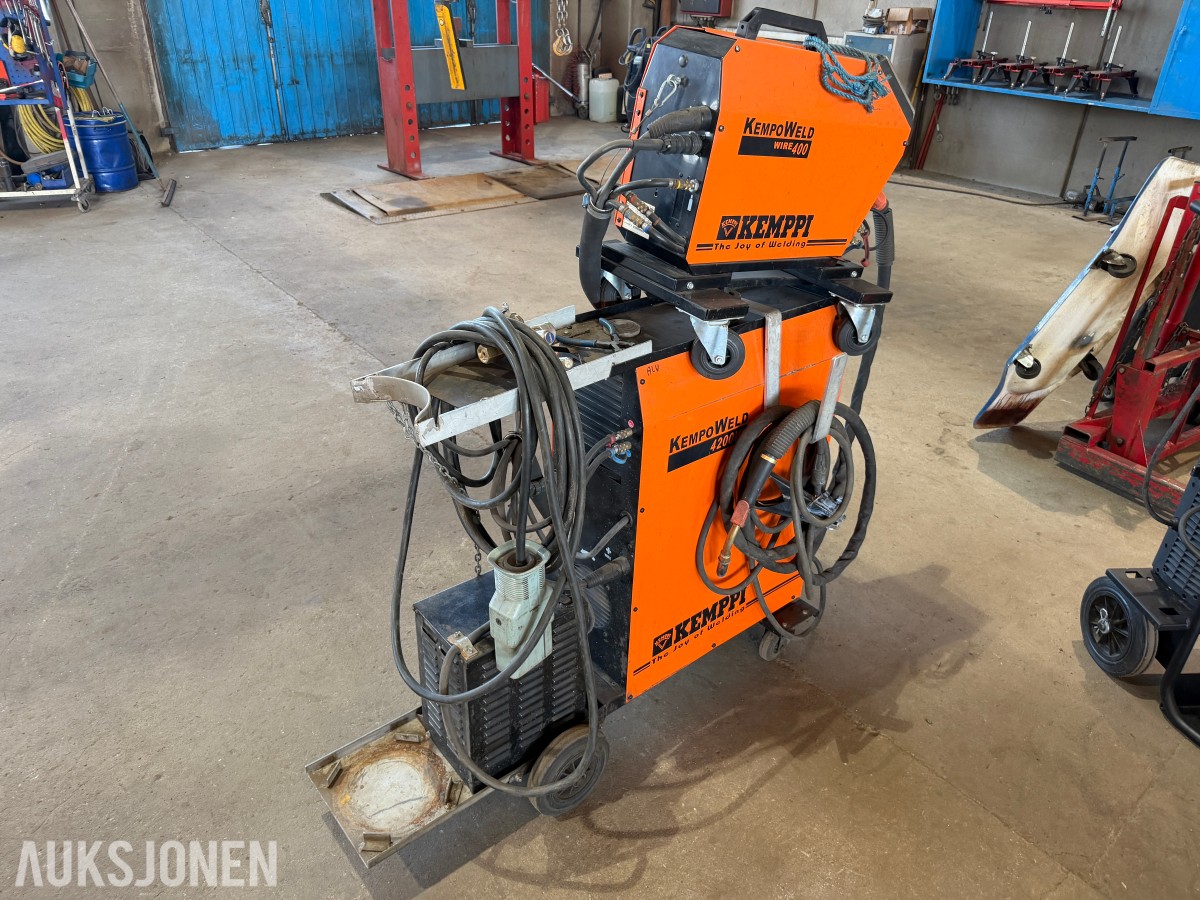 Kemppi KempoWeld 4200W MIG/MAG sveiseapparat med Wire 400 trådmater