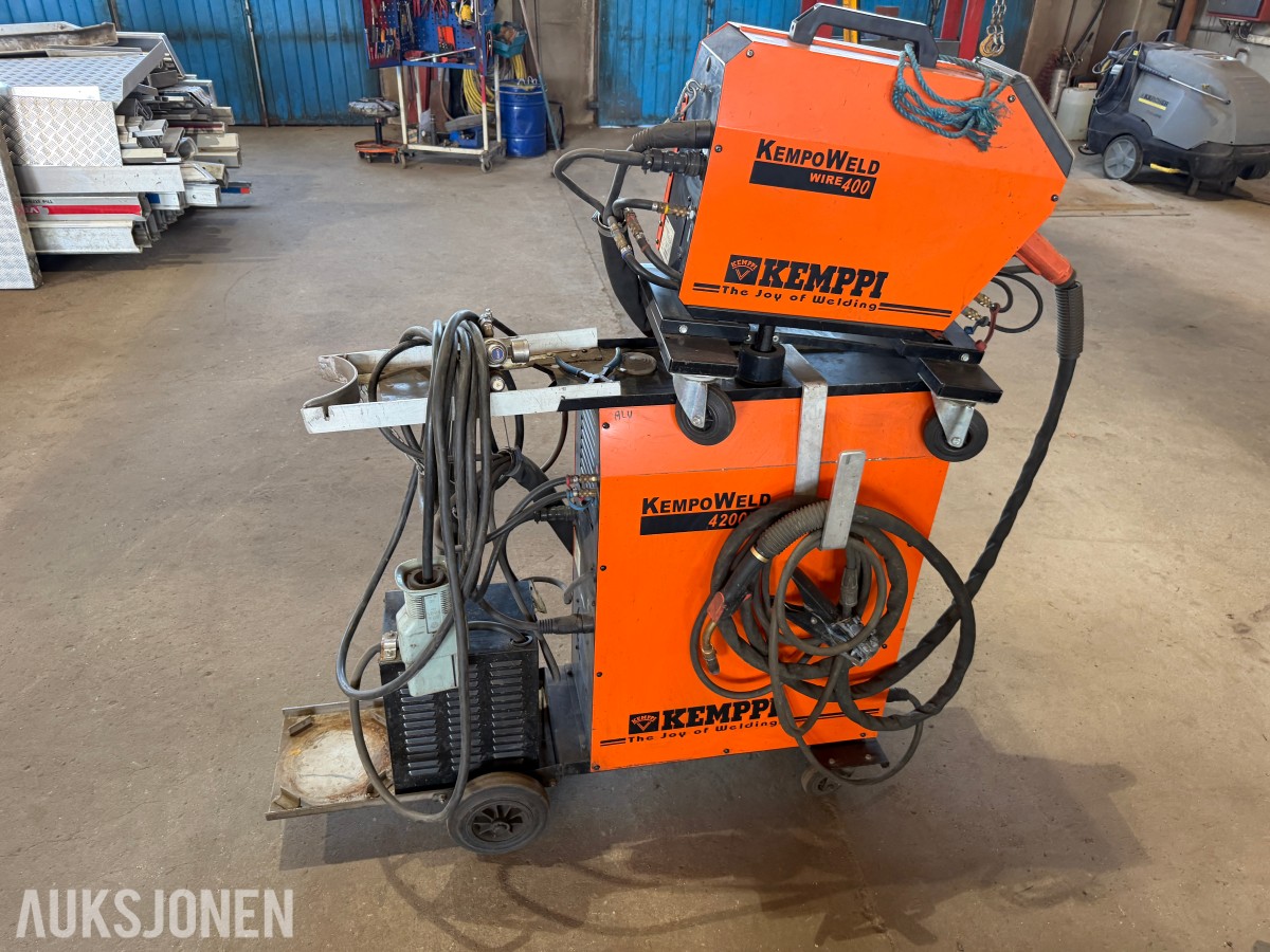 Kemppi KempoWeld 4200W MIG/MAG sveiseapparat med Wire 400 trådmater