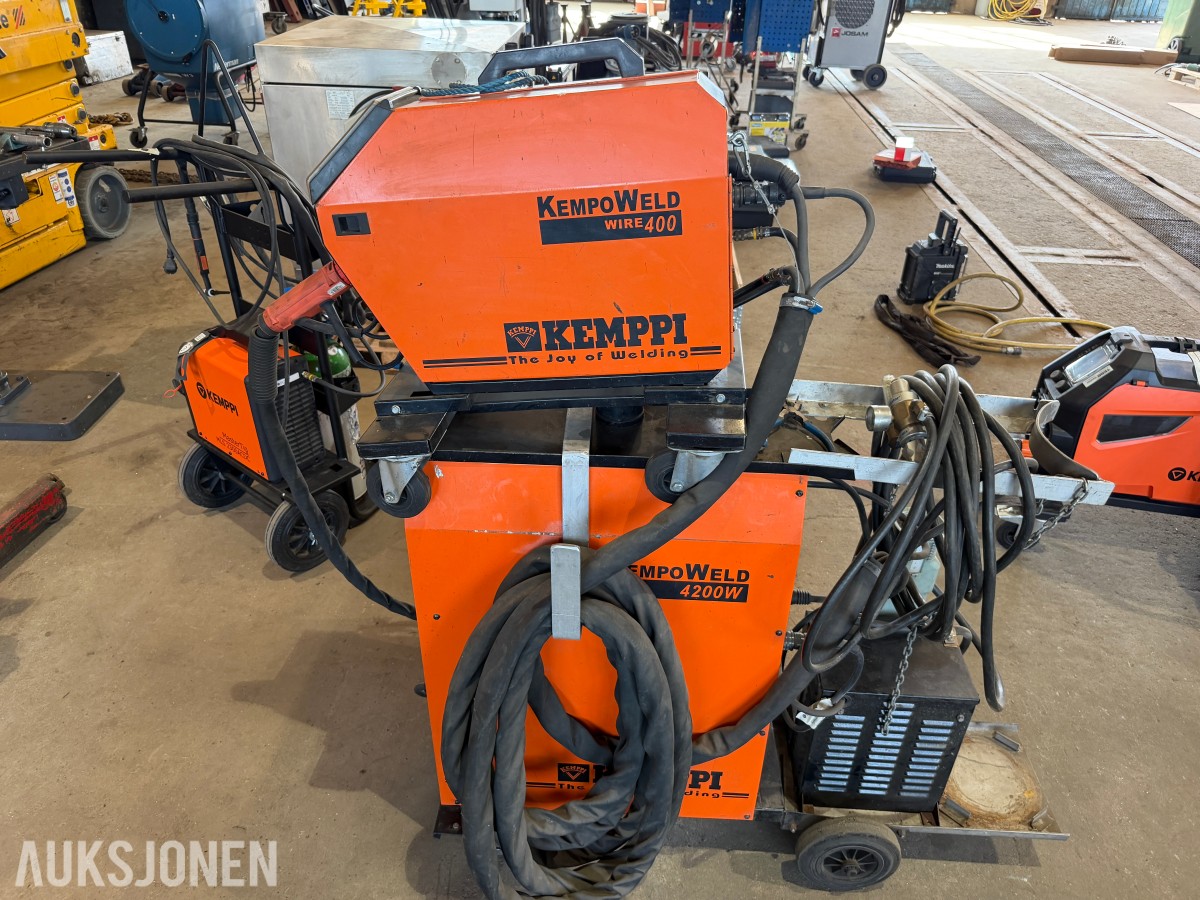 Kemppi KempoWeld 4200W MIG/MAG sveiseapparat med Wire 400 trådmater