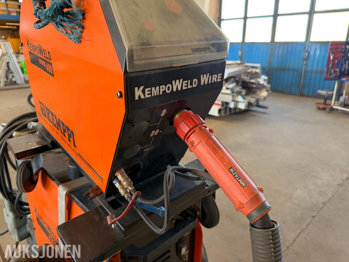 Kemppi KempoWeld 4200W MIG/MAG sveiseapparat med Wire 400 trådmater
