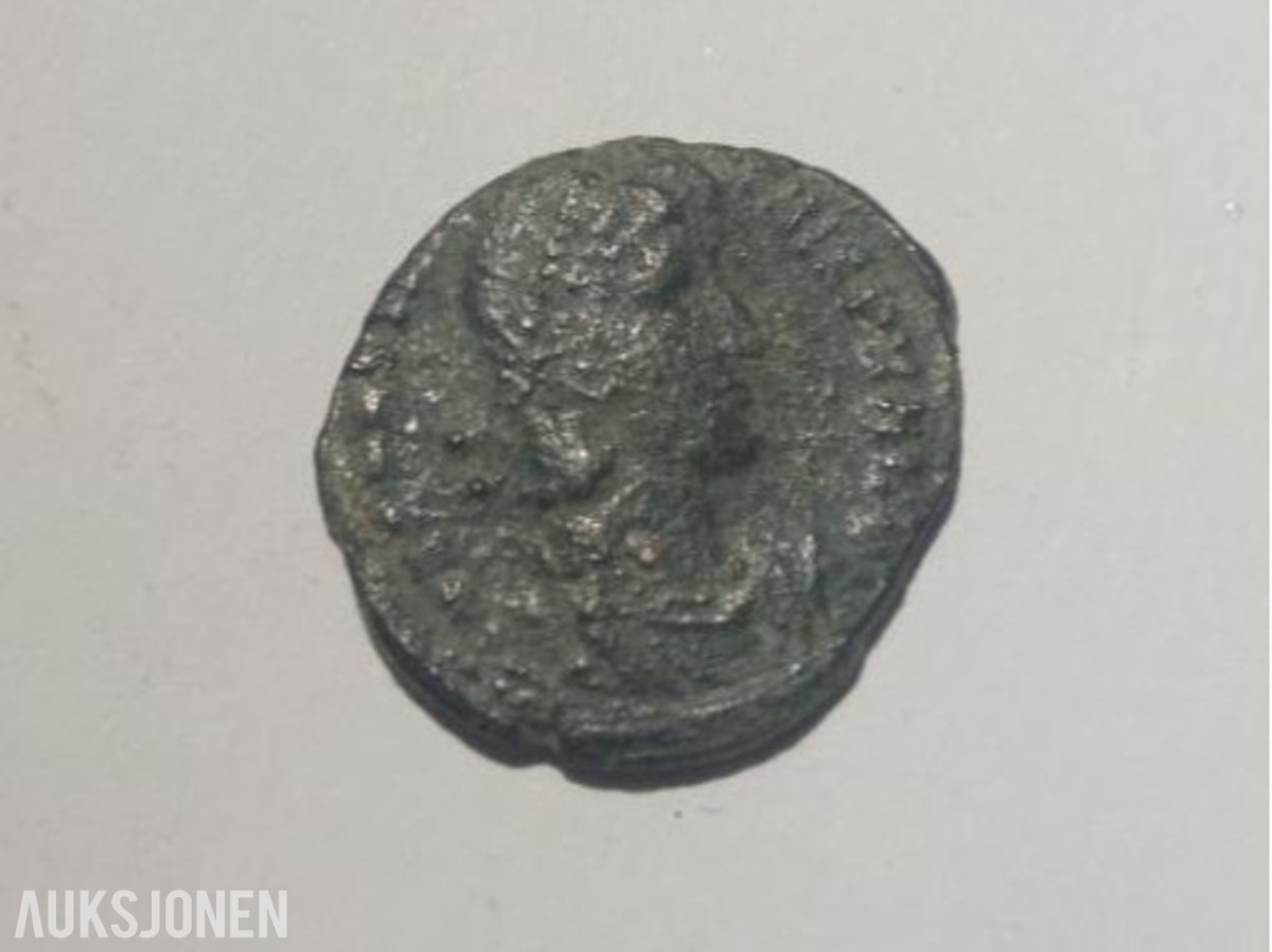 Romerske mynter, 4 stk, Ca 1700 år gamle