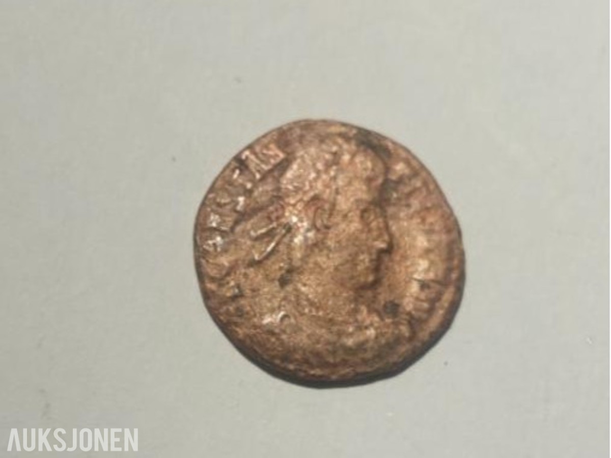 Romerske mynter, 4 stk, Ca 1700 år gamle