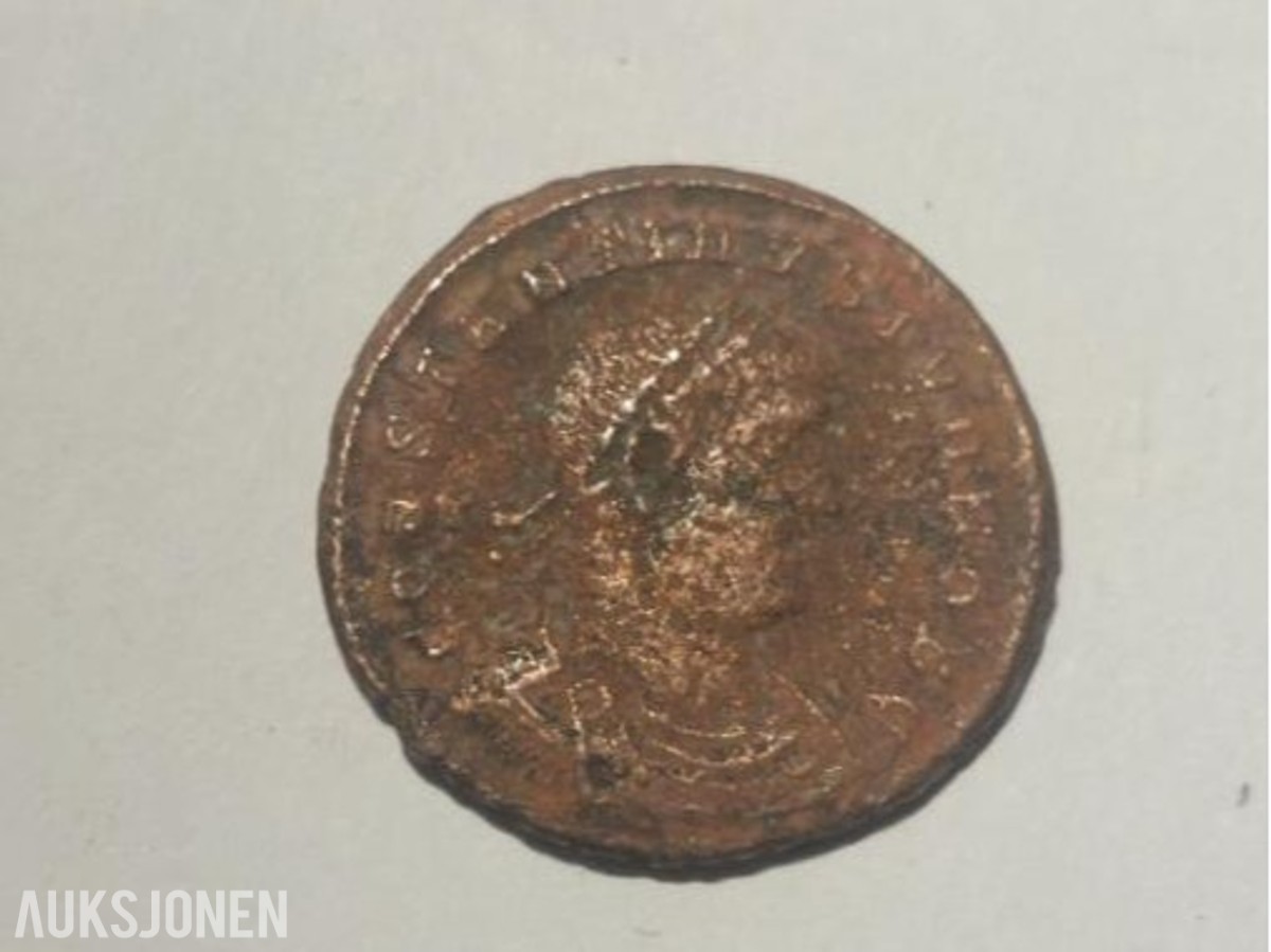 Romerske mynter, 4 stk, Ca 1700 år gamle