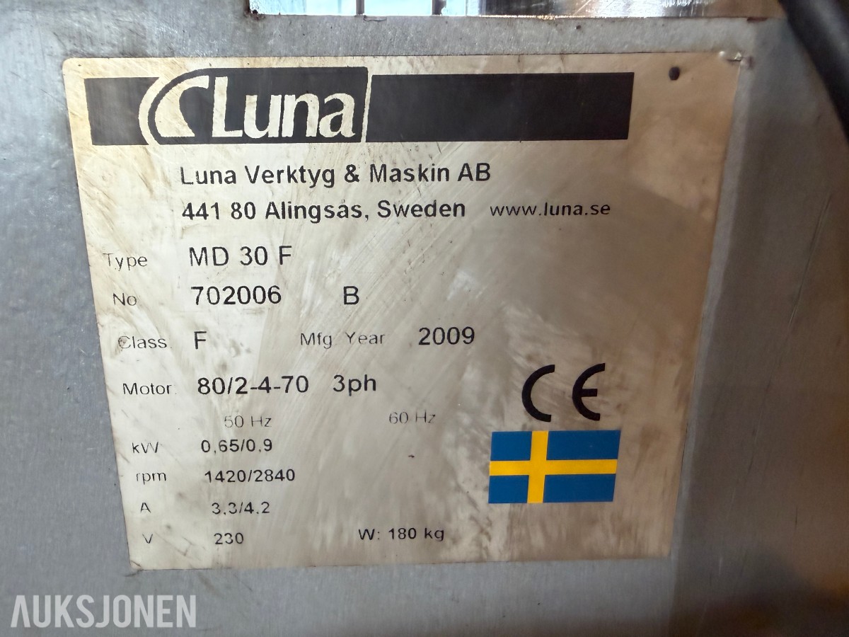 Luna MD 30 F Søylebormaskin 