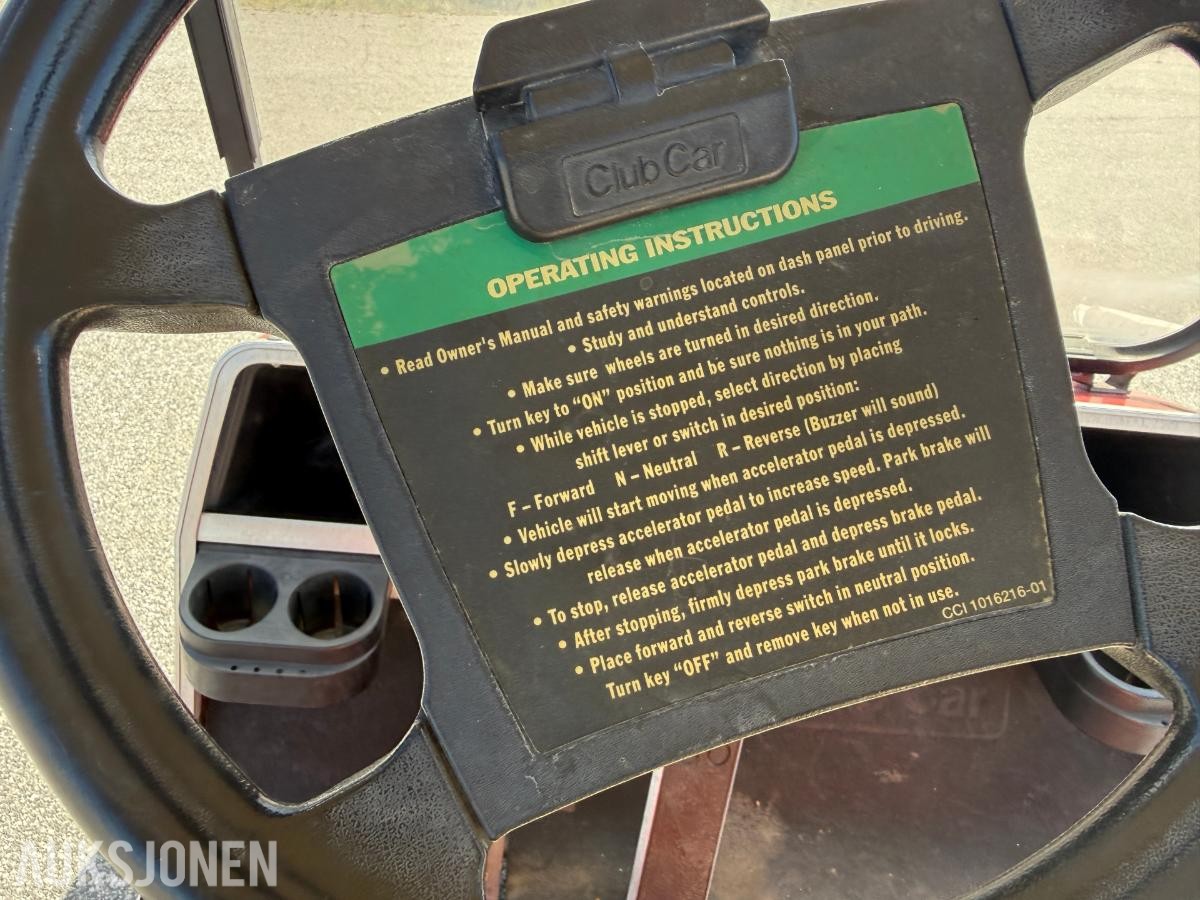 Club Car golfbil - bensin - rep.objekt.