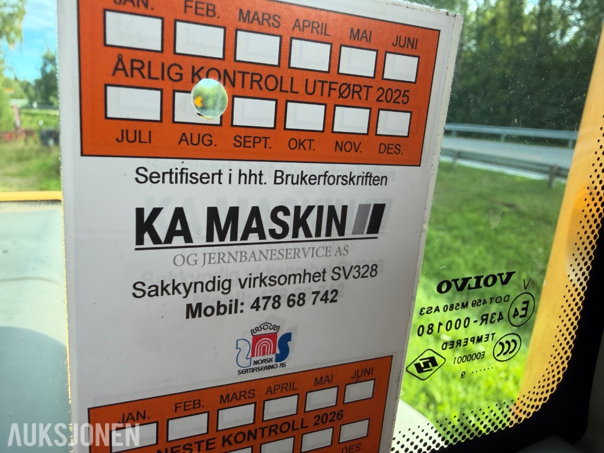Volvo L90F Hjullaster m/Slagkraft 190 og 210 klippepanne