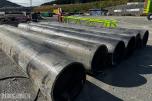 2 stk PE flyteelementer Ø900mm med 9,50 m lengde