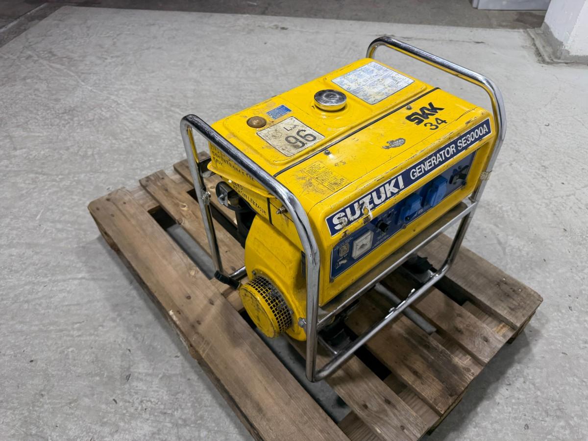 Suzuki SE3000A BENSINDREVET STRØMAGGREGAT 2,4 KVA