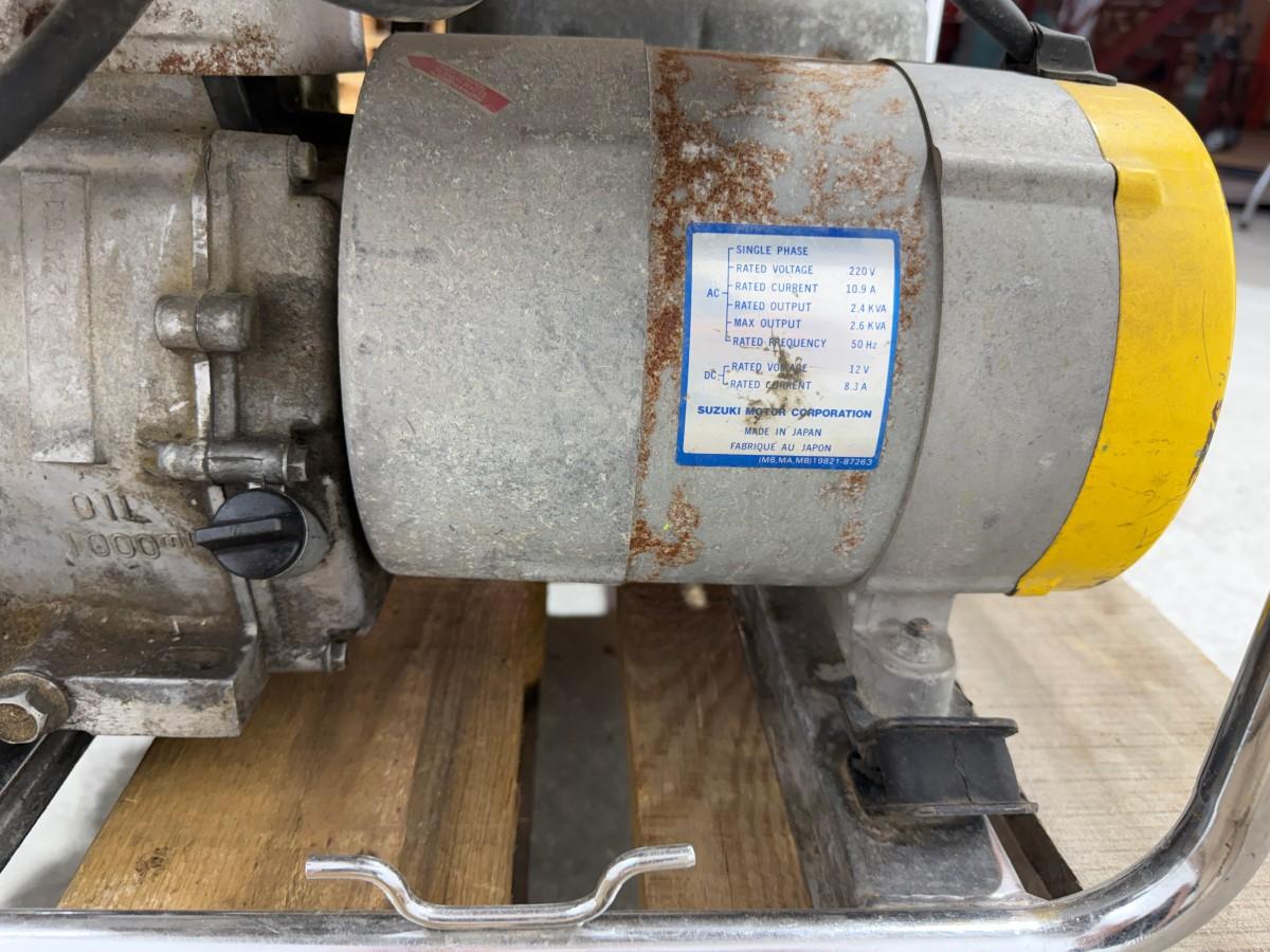 Suzuki SE3000A BENSINDREVET STRØMAGGREGAT 2,4 KVA