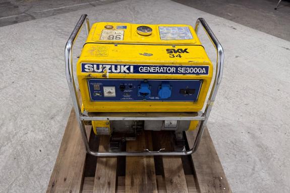 Suzuki SE3000A BENSINDREVET STRØMAGGREGAT 2,4 KVA
