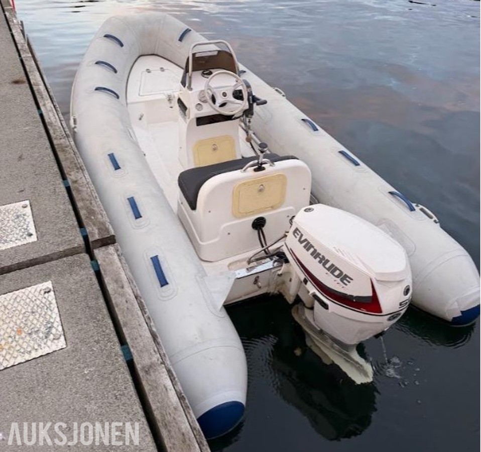 2014 Mercury Oceanrunner 420 med 2017 Evinrude E-Tec 50hk