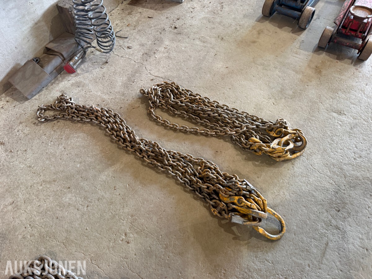 Løftekjetting 2 stk. 3,5m 4,2T løftekapasitet