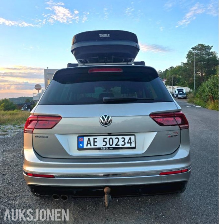 2017 Volkswagen Tiguan R-Line 2,0 TDI 190hk 4Motion, Automat, Ryggekamera