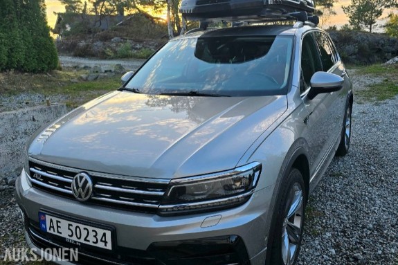 2017 Volkswagen Tiguan R-Line 2,0 TDI 190hk 4Motion, Automat, Ryggekamera