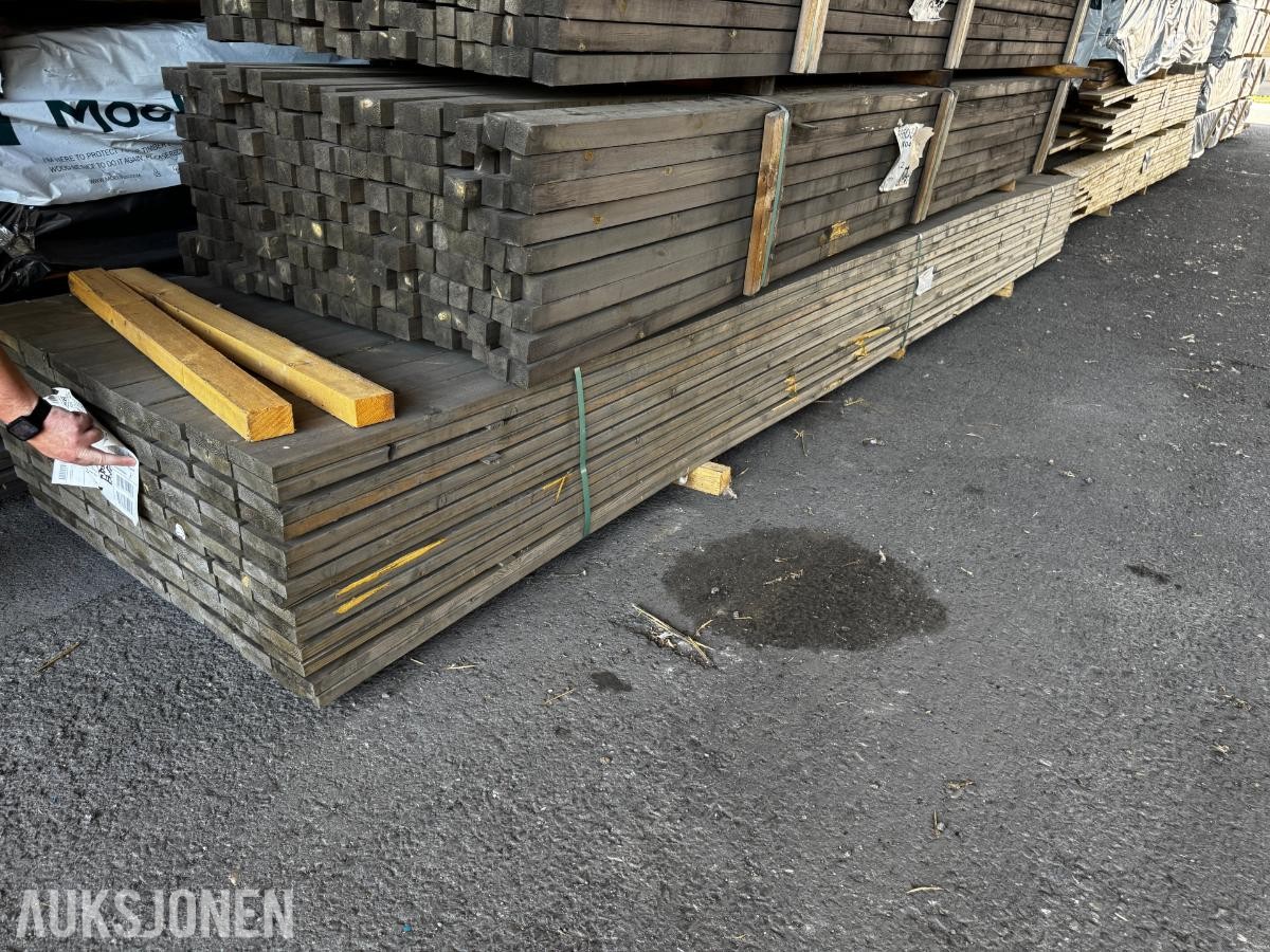 1 pakke Royal terrassebord 28x120x5100 mm lange lengder