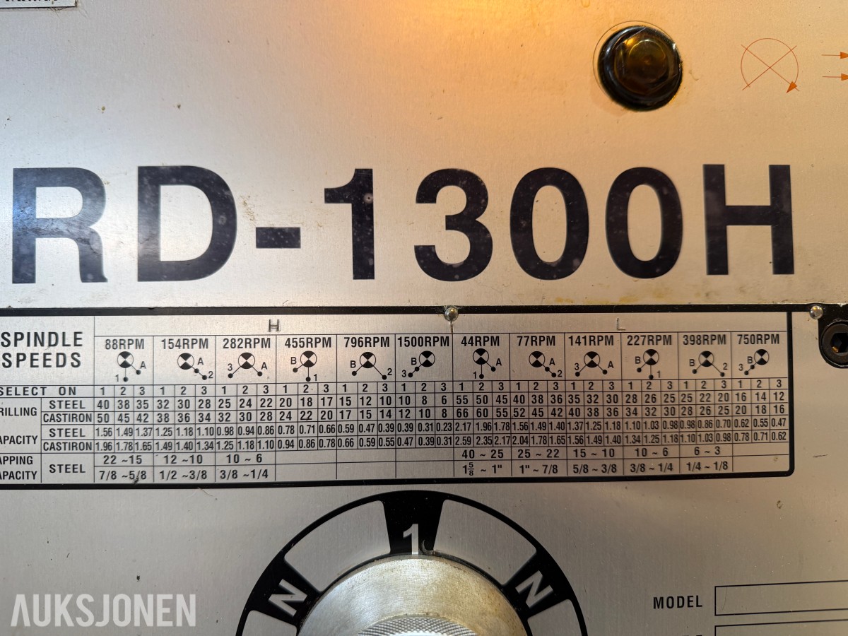 2002 Bemato RD-1300H radialboremaskin