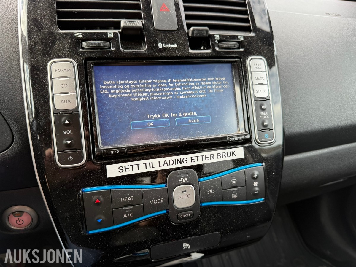 2014 Nissan LEAF 0KW AUTOMAT NAVI CRUISE KLIMA 91000 KM