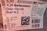 1 pakke Buerkledning 19x148 mm
