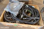 Lott med diverse hydraulikkslanger 1/4