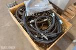 Lott med diverse hydraulikkslanger 1/4