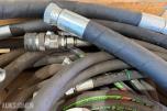 Lott med diverse hydraulikkslanger 1/4