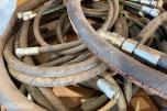 Lott med diverse hydraulikkslanger 1/4