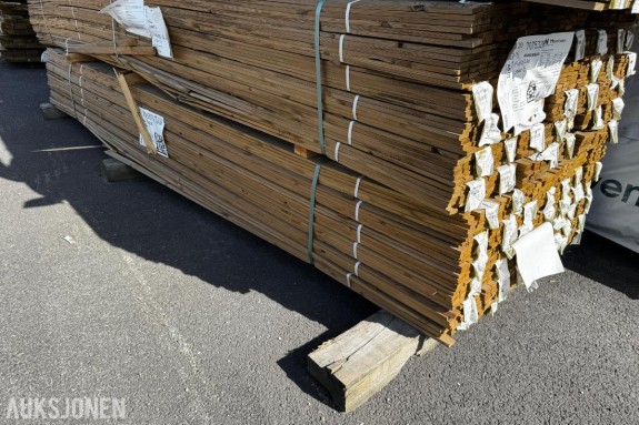 1 pakke impregnert furu lekt 11x36 mm