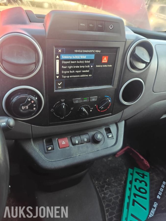 2016 Peugeot Partner 1.6-99 D - Km: 107788