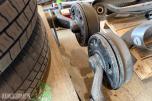 2 stk. Tilhengerakslinger komplett med dekk, 1350kg/stk