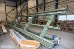 Hydraulisk butterfly-/vendeanlegg for veggelementer