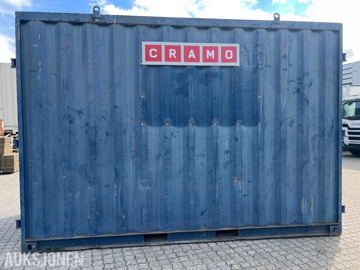 15 fot sagcontainer med Ernex gjerdesag