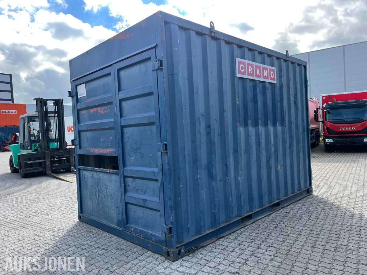 15 fot sagcontainer med Ernex gjerdesag