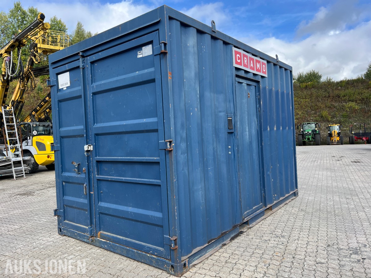 15 fot sagcontainer med Ernex gjerdesag