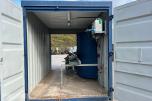 15 fot sagcontainer med Ernex gjerdesag
